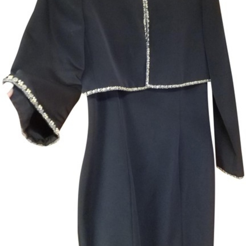 Nightline Della Roufogali Vintage Black Dress